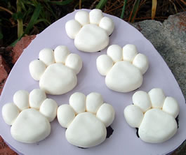 Mini Paw Prints Silicone Mold - 