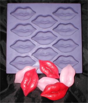 Kissable Lips Silicone Mold - 