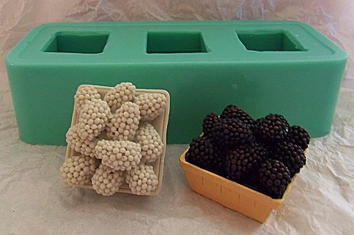 Raspberry Basket Silicone Mold - 