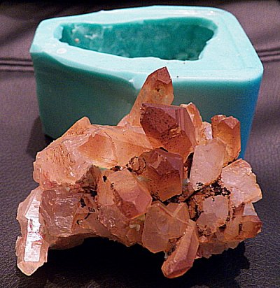 Gemstone/Crystal Shard Cluster Silicone Mold - 