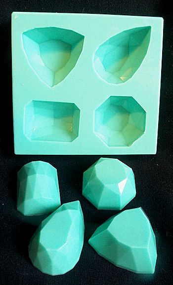 Faceted Gems Silicone Mold - 