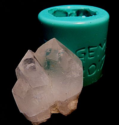 Triple-Peak Gemstone/Crystal Silicone Mold - 