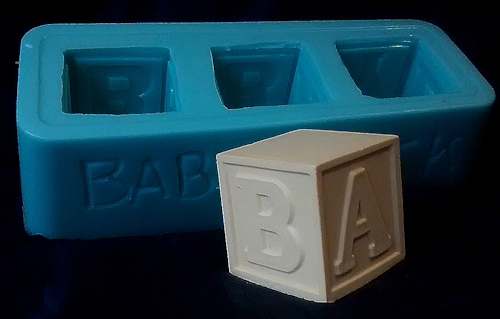 Baby Blocks Silicone Mold - 