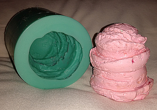 Double-Scoop Ice Cream Silicone Mold - 