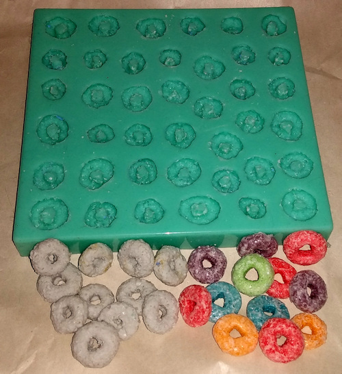 Frosted Fruit Rings Cereal Silicone Mold - 