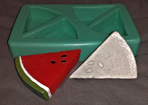 Small Watermelon Wedge Silicone Mold - 