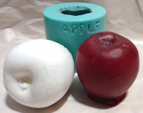 Whole Apple Silicone Mold - 