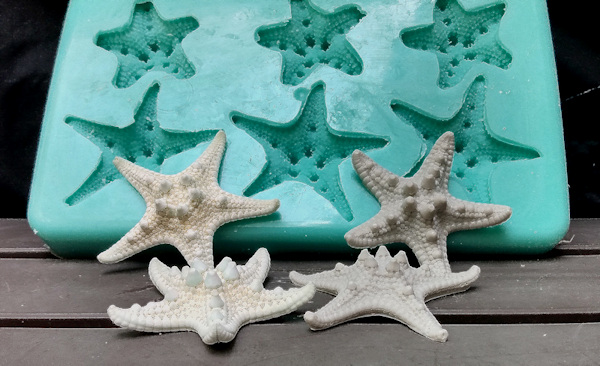Horned Sea Stars Silicone Mold - 