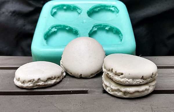 Macaron Half Silicone Mold - 