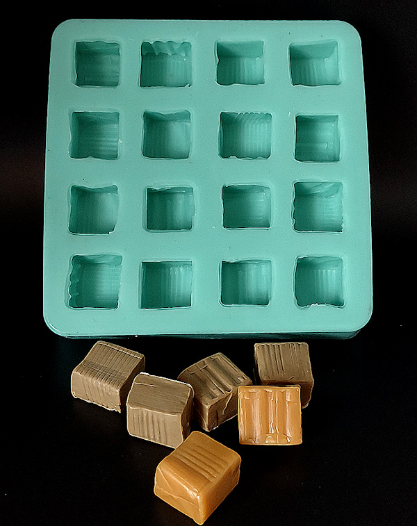 Caramel Squares Silicone Mold - 