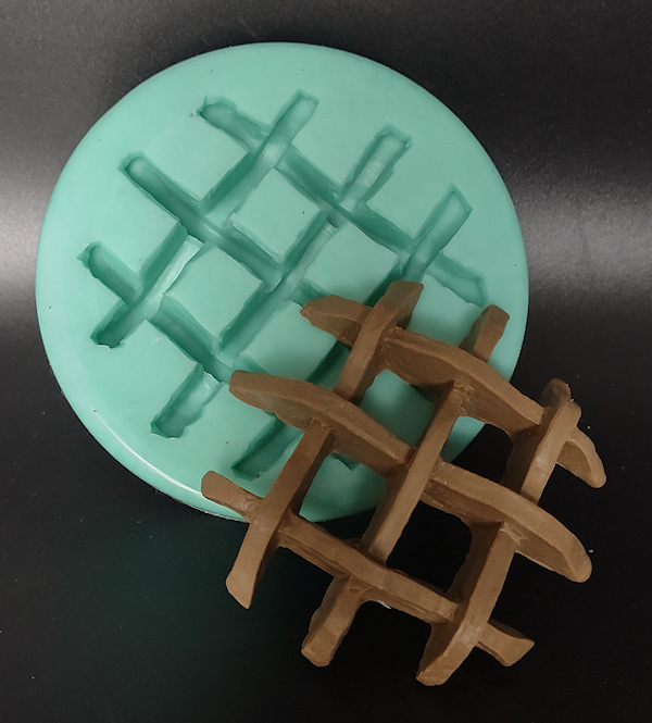 Lattice for 5in. Pie Crusts Silicone Mold - 
