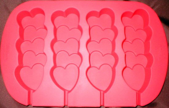 Wilton Stacked Hearts Silicone Mold - 