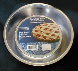 9in. Stainless Steel Pie Pan - 