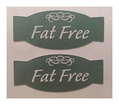 Fat Free Label, 100pk. - 