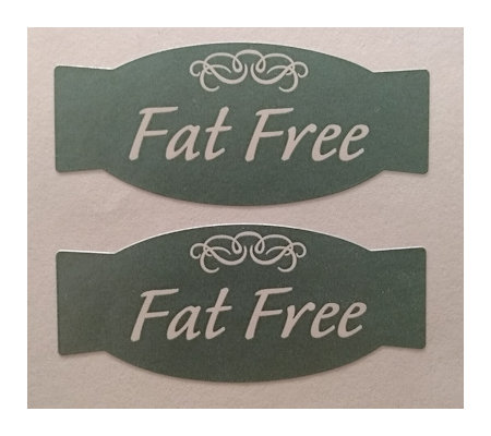 Fat Free Label, 100pk. - 