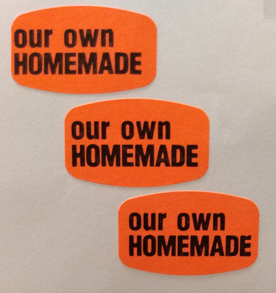Our Own Homemade Label, 100pk. - 